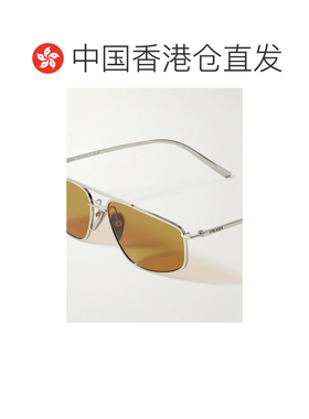 1h可退 香港直邮Prada 普拉达 女士 飞行员镀银太阳眼镜 0PRC51S1