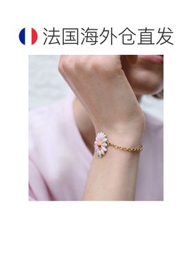 自营欧洲直邮Dior迪奥  Daisy女士金色金属多色漆手链