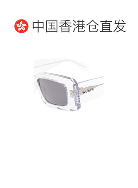 香港直邮ALAIA 女士眼镜 AA0078S007 SS2025 灰色 徽标太阳镜