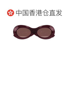 1h可退 香港直邮Gucci 古驰 女士 几何框太阳镜 GG1696S red红色