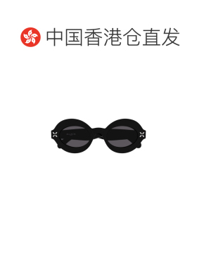 1h可退 香港直邮ALAIA 女士眼镜 AA0059S001 CO 黑色 Oval-frame