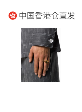 香港直邮VERSACE 男士戒指 DG57285DJMRK41T SS2025 金色