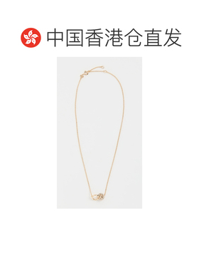 1h可退 香港直邮Tory Burch 托里 伯奇 女士 符号密镶锁扣吊坠项