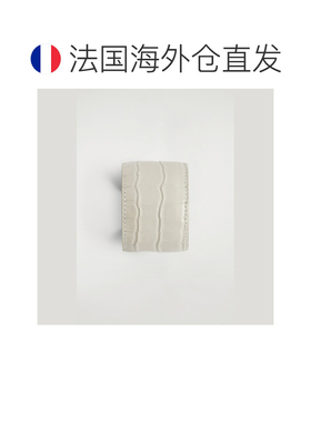 自营欧洲直邮COS 女士白色鳄鱼纹皮革手镯