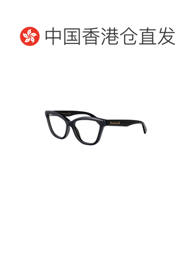 1h可退 香港直邮GUCCI 女士眼镜 GG1589O001 SS2026 黑色 logo标