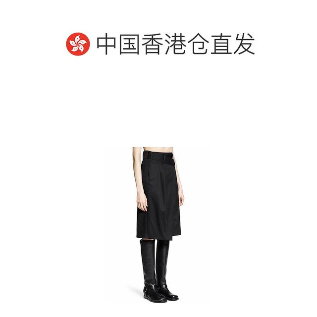 Hong Kong direct mail Loewe spliced ​​asymmetric mid skirt S540Y08XAN skirt A-line skirt