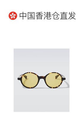 1h可退 香港直邮Bottega Veneta 葆蝶家 男士 窄款缎带圆形太阳眼