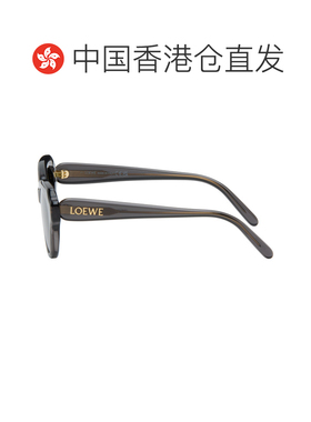 1h可退 香港直邮LOEWE 罗意威 男士 灰色 Swan Slim 太阳镜 LW401