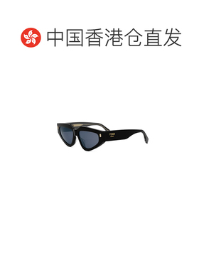 香港直邮FENDI 女士太阳镜 FE40163U01V AW2025 黑色 猫眼太阳镜