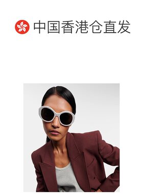 1h可退 香港直邮Celine 思琳 女士 Bold 3 圆点精饰圆形太阳眼镜