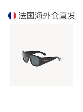 自营欧洲直邮YSL圣罗兰 SL 832女士黑色醋酸纤维logo标识太阳镜