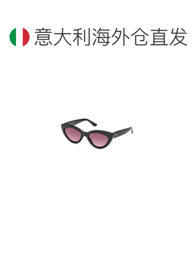 1h可退 香港直邮GUESS 女士太阳镜 GU790501T01T SS2026 黑色 GU7