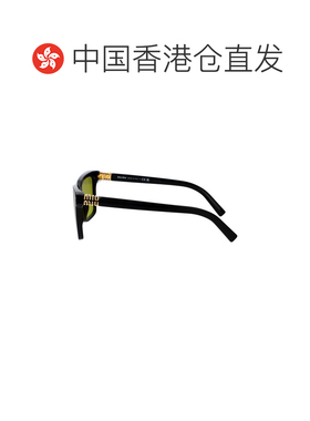 1h可退 香港直邮Miu Miu 缪缪 女士 黑色醋纤太阳眼镜 0MU13ZS16K