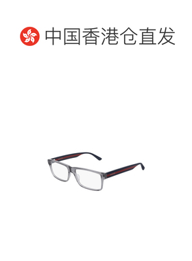 香港直邮GUCCI 男士太阳镜 GG0752O003 SS2026 灰色 徽标矩形框平