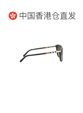 1h可退 香港直邮BURBERRY 女士太阳镜 BE42163001T3 AW2025 黑色