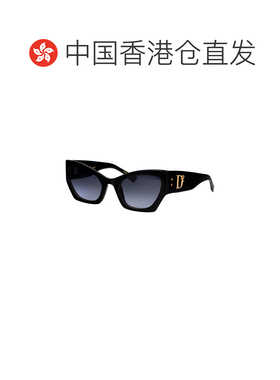 香港直邮DSQUARED2 女士太阳镜 D20132S8079O AW2025 黑色 D2 013