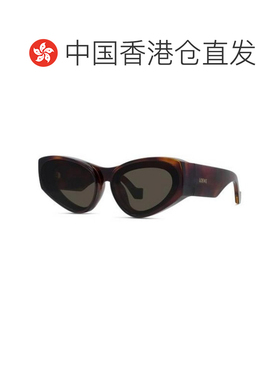 1h可退 香港直邮LOEWE 罗意威 女士 LW40171U 52E 标志太阳镜 LW4