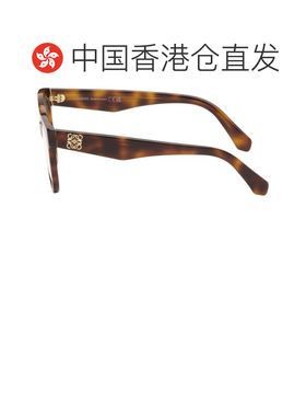 1h可退 香港直邮LOEWE 罗意威 女士 棕色 Anagram 眼镜 LW50114I5
