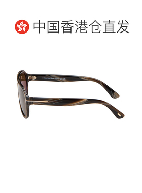 1h可退 香港直邮Tom Ford 汤姆 福特 男士 棕色 Samuele 太阳镜 F