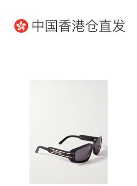 1h可退 香港直邮DIOR 迪奥 女士 Signature S9U 矩形框醋纤镀金太