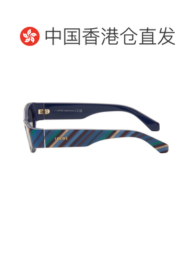 香港直邮LOEWE 罗意威 女士 蓝色 Flash Slim Cateye 太阳镜 LW40