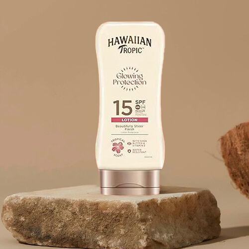 自营｜英国Hawaiian Tropic脸部身体防晒乳防水汗滋润SPF15正品 - 图2
