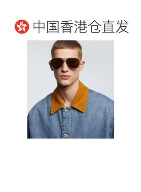 1h可退 香港直邮Bottega Veneta 葆蝶家 男士 飞行员太阳眼镜