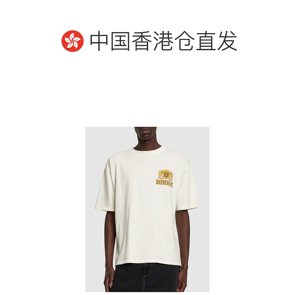 香港直邮Rhude 男士 Cresta Cigar T恤 - 图1