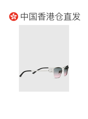 香港直邮GUCCI 女士眼镜 859531I33318158 SS2026 灰色 矩形太阳