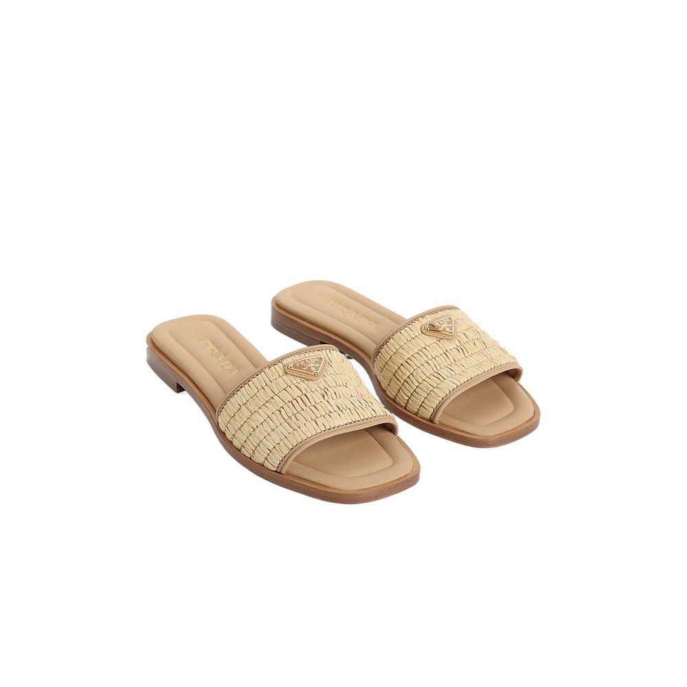 香港直邮Prada 方头拖鞋 1XX7582ACSF010 - 图0