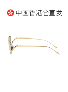 1h可退 香港直邮LOEWE 罗意威 男士 金色 Shooting Star 太阳镜 L