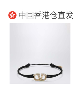 香港直邮valentino 华伦天奴 女士 VLogo 可调节标志水晶手链 9W0