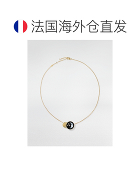 欧洲直邮星月玫瑰项链珍珠