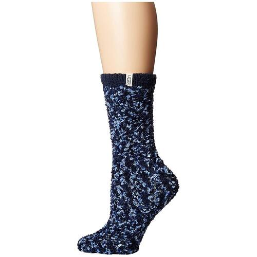 香港直邮Ugg 女士 舒适绳绒织袜子 blue蓝色 舒适时尚 - 图0