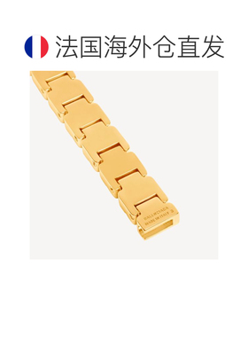 欧洲直邮BALENCIAGA 女士 Nano 迷你链式手链，亮金色