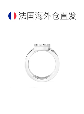 自营欧洲直邮LV路易威登 Empreinte女士灰色白金logo标识戒指