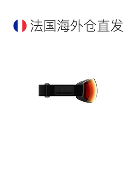 自营欧洲直邮Salomon Radium黑色聚碳酸酯防雾滑雪镜男女通用