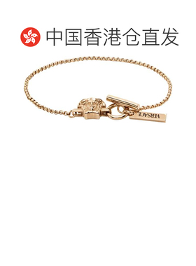 1h可退 香港直邮versace 范思哲 女士 Medusa Rolo Chain 手链 10