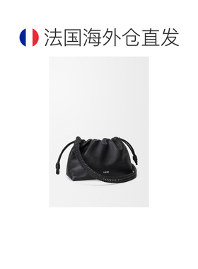 自营欧洲直邮LOEWE罗意威 女士黑色皮革Woven包带 【付后1h可退】