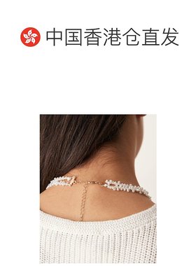 1h可退 香港直邮ASOS 女士 chippings 设计多排人造珍珠项链