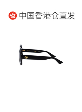 自营 Gucci古驰 板材墨镜圆形时尚太阳镜女款