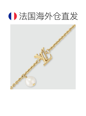 自营1h可退 欧洲直邮LV/路易威登 女士金色金属手链新款