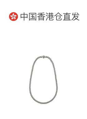 香港直邮Emanuele Bicocchi 钻石切割扁平编织项链 FKXN2