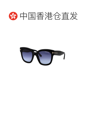 香港直邮TOM FORD 女士眼镜 FT061301W SS2026 蓝色 几何框太阳镜