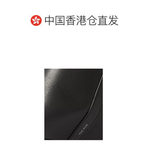 香港直邮The Row N/S Park 中号纹理手提包 W1588L72BLACKPLD - 图1