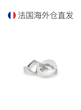 自营欧洲直邮Ralph Lauren拉夫劳伦 女士银色镀钯铝制双层手镯