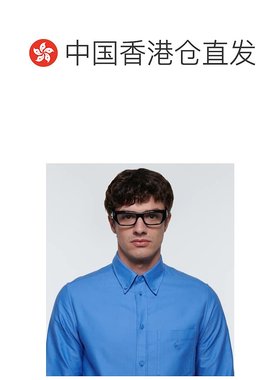香港直邮Gucci 古驰 男士 矩形眼镜 000919 black黑色 舒适时尚