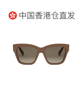 1h可退 香港直邮CELINE 女士眼镜 CL40253I45F AW2025 棕色 全框