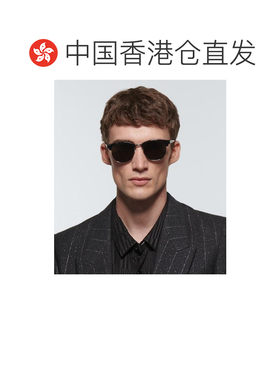 1h可退 香港直邮Saint Laurent 圣罗兰 男士 SL 108 半框太阳眼镜