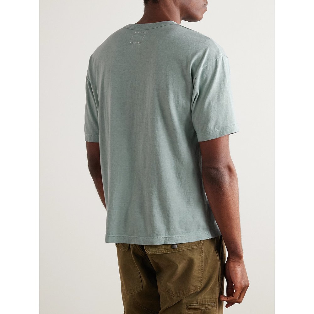 香港直邮Visvim 维斯维木 男士 Jumbo 件染棉混纺针织T恤 1251050 - 图2